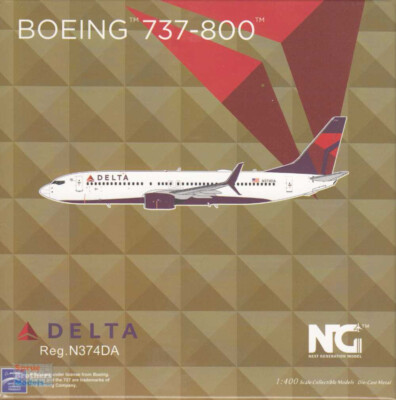 NGM58218 1:400 NG Model Delta Airlines B737-800 Reg #N374DA