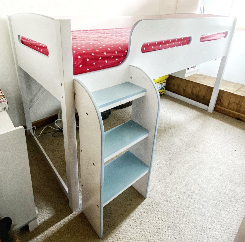Cabin bed sleep station with drawers and bookshelf | in ...