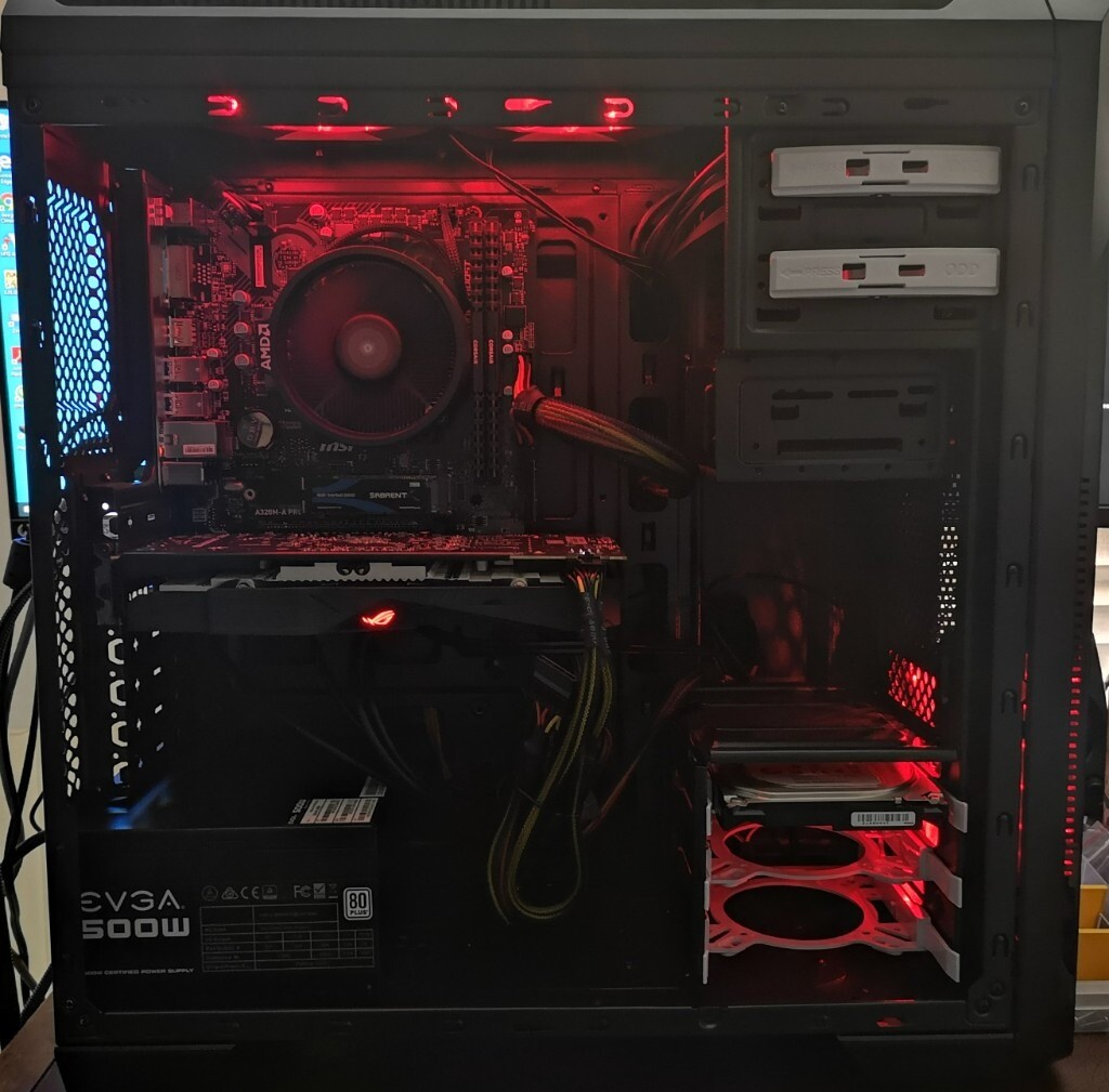 3rd Gen Ryzen 3 3200G, Radeon Vega, 16GB Ram, 256GB PCIe NVMe SSD PC