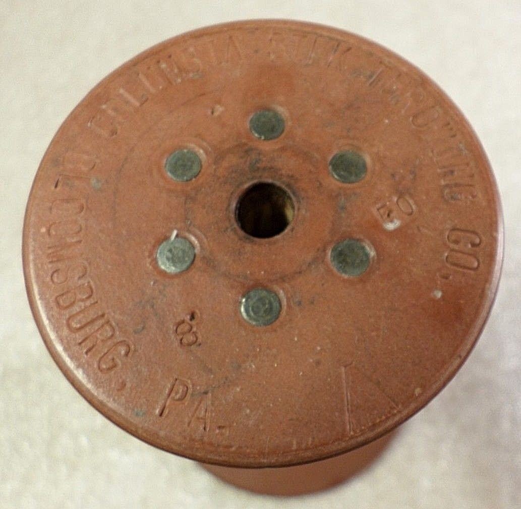 Vintage Wooden Cylinder Shaped Spools~Textile~4 Spools~Columbia Silk Throwing~+