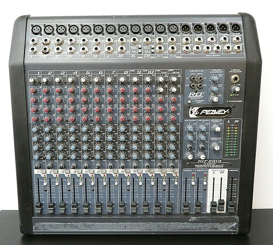 Peavey RQ 200 アナログミキサー Peavey RQ 200 Powered Mixer | Musician's Friend