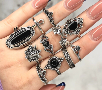 Gothic ring sale sets