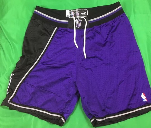 Game Worn Puma 2000-01 Sacramento Kings Doug Christie NBA Basketball Shorts Rare
