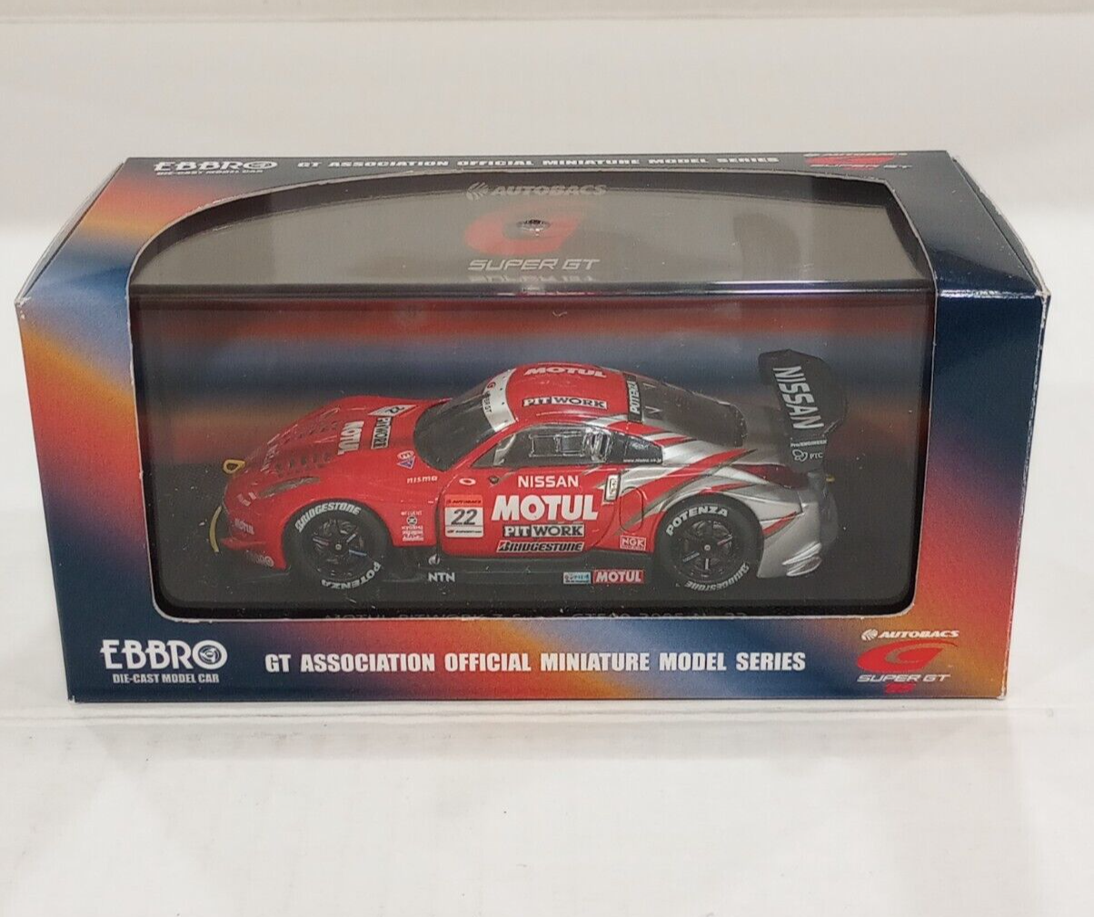EBBRO 22 MOTUL PITWORK ミニカー Ebbro 1:43 Motul Pitwork Z Super GT500 No.22 - 2005 Diecast