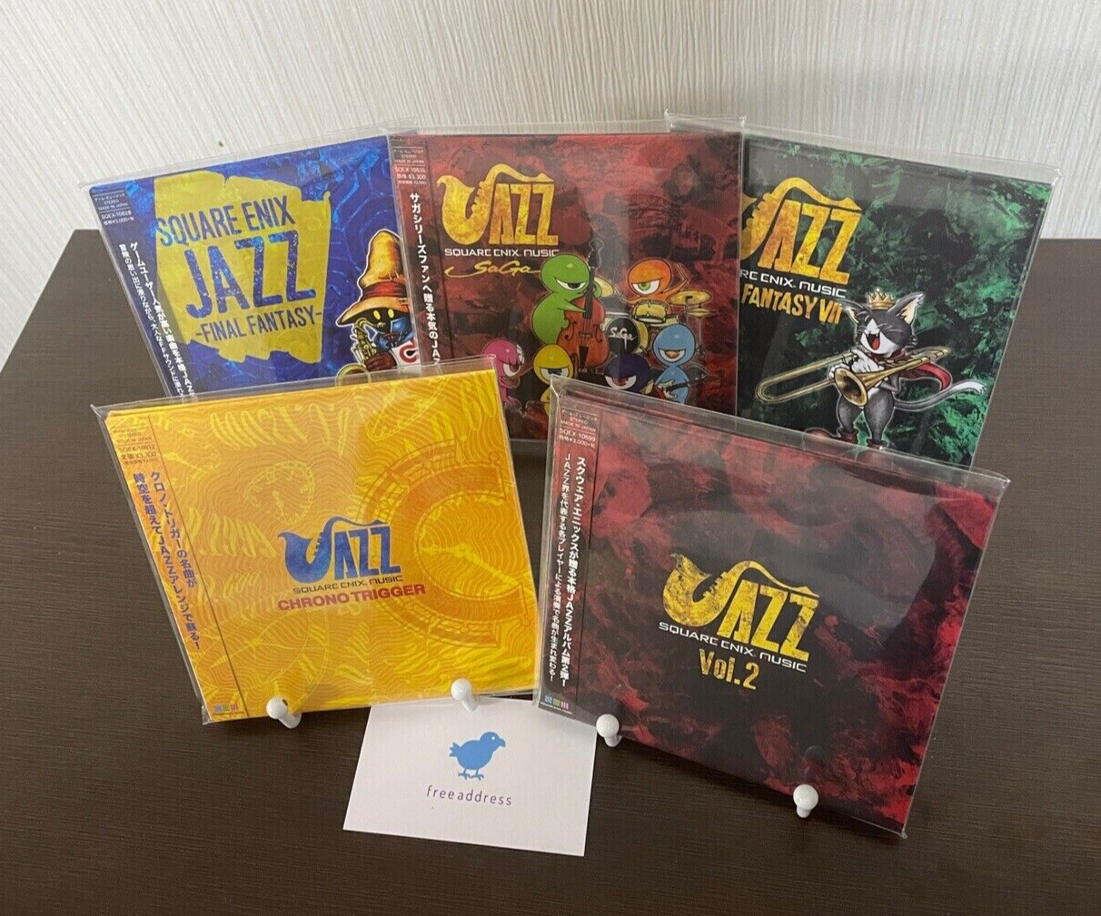 Jazz ジャズ　コンピレーション　アルバム　5枚と解説ブック入り SQUARE ENIX JAZZ Vol.1-5 Complete Set JPN | Final Fantasy