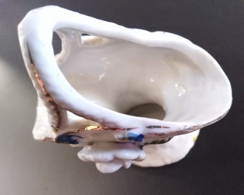 Vintage Toothpick Holder Basket Floral Design Made In Japan