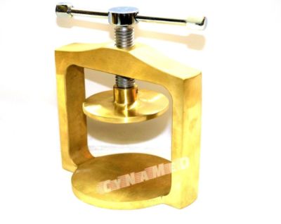 1 EACH PREMIUM ORIGINAL BRASS DENTAL LABORATORY SINGLE LAB PRESS COMPRESS 
