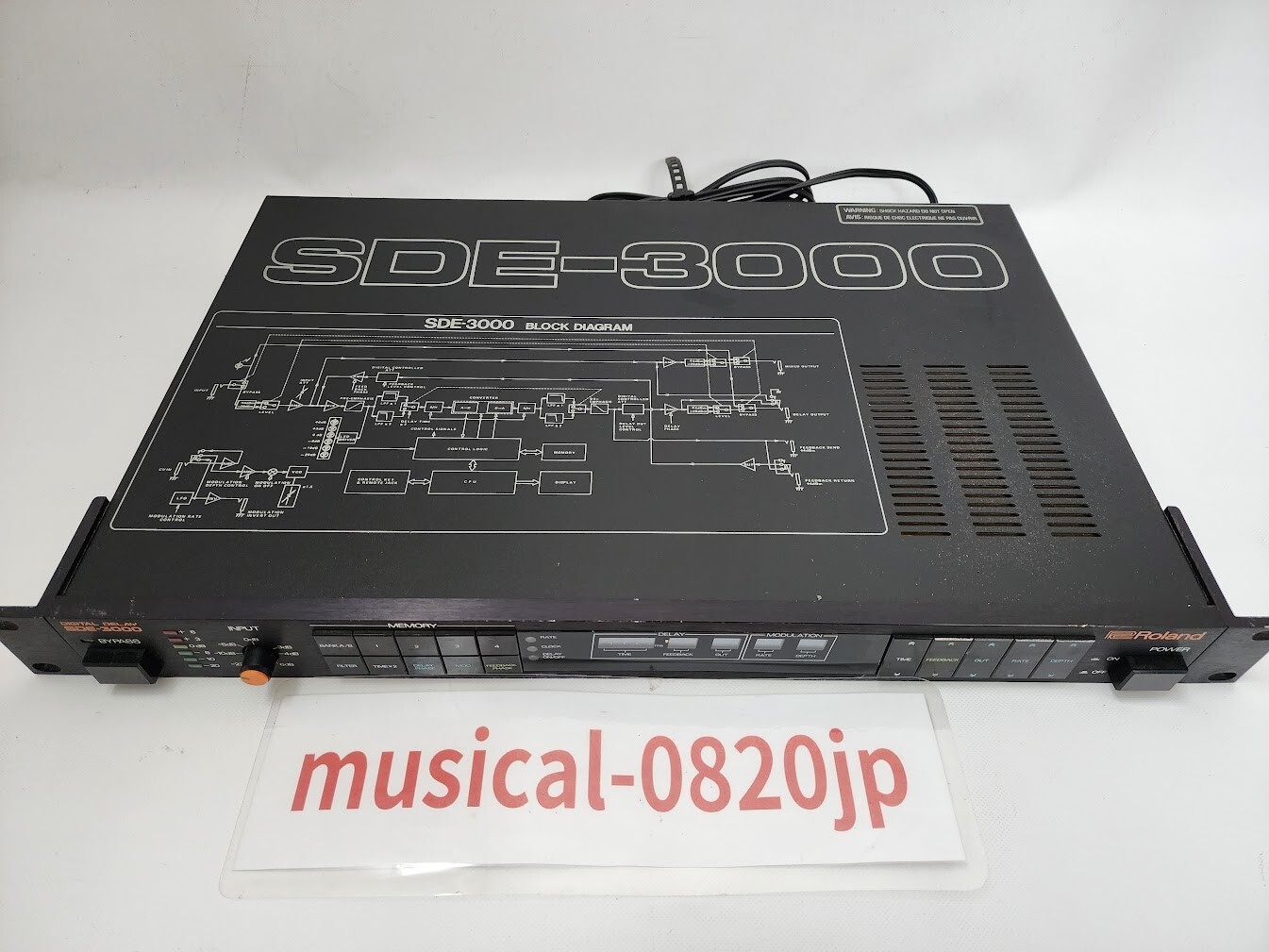 Roland SDE-3000 Digital Delay Effects Rack Unit Digital Roland SDE-3000 Digital Delay Effects Rack Unit Digital