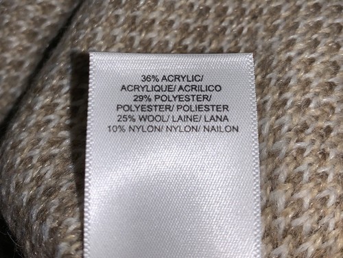 Pre-owned Lucky Brand Women's Camo Pullover - Natural Multi Sz Large Msrp $80 7wp5160