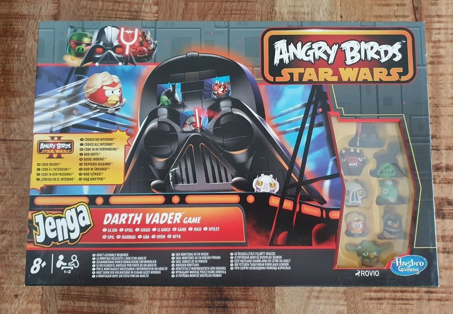 Hasbro Angry Birds Star Wars Jenga - Darth Vader Game - NEU + OVP