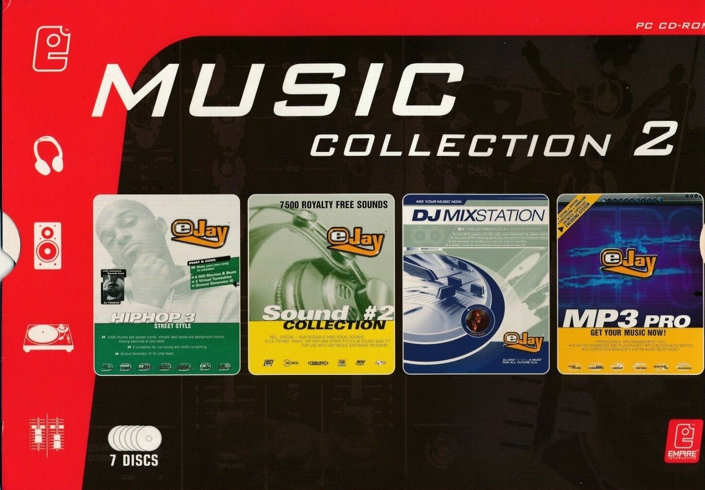 Ejay Music Collection 2 Hip Hop 3 DJ Mixstation MP3 Pro Sound