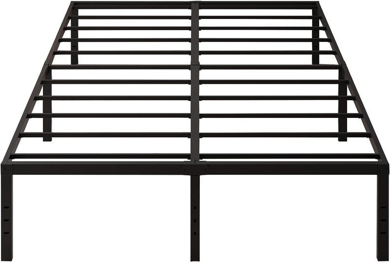 King Bed Frame ,18 Inch High Max 3500 Lbs - Heavy Duty Metal Frame