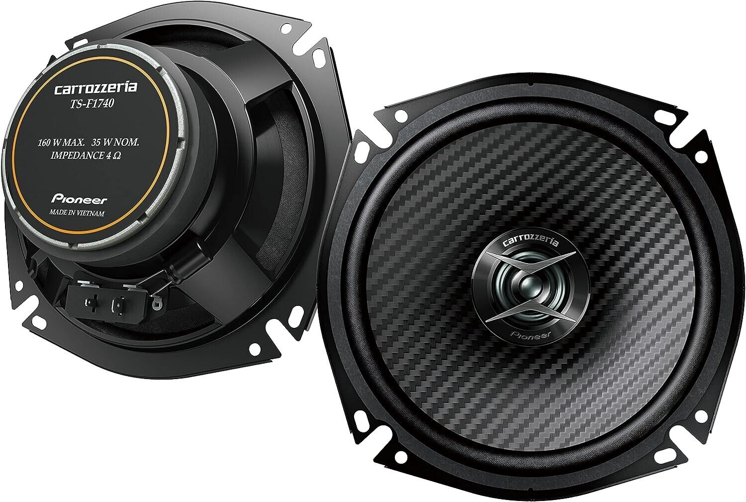 Pioneer Carrozzeria TS-F1740II Automotive 17cm 2way Coaxial Custom Fit Speaker | eBay Pioneer Carrozzeria TS-F1740II Automotive 17cm 2way Coaxial Custom Fit Speaker | eBay