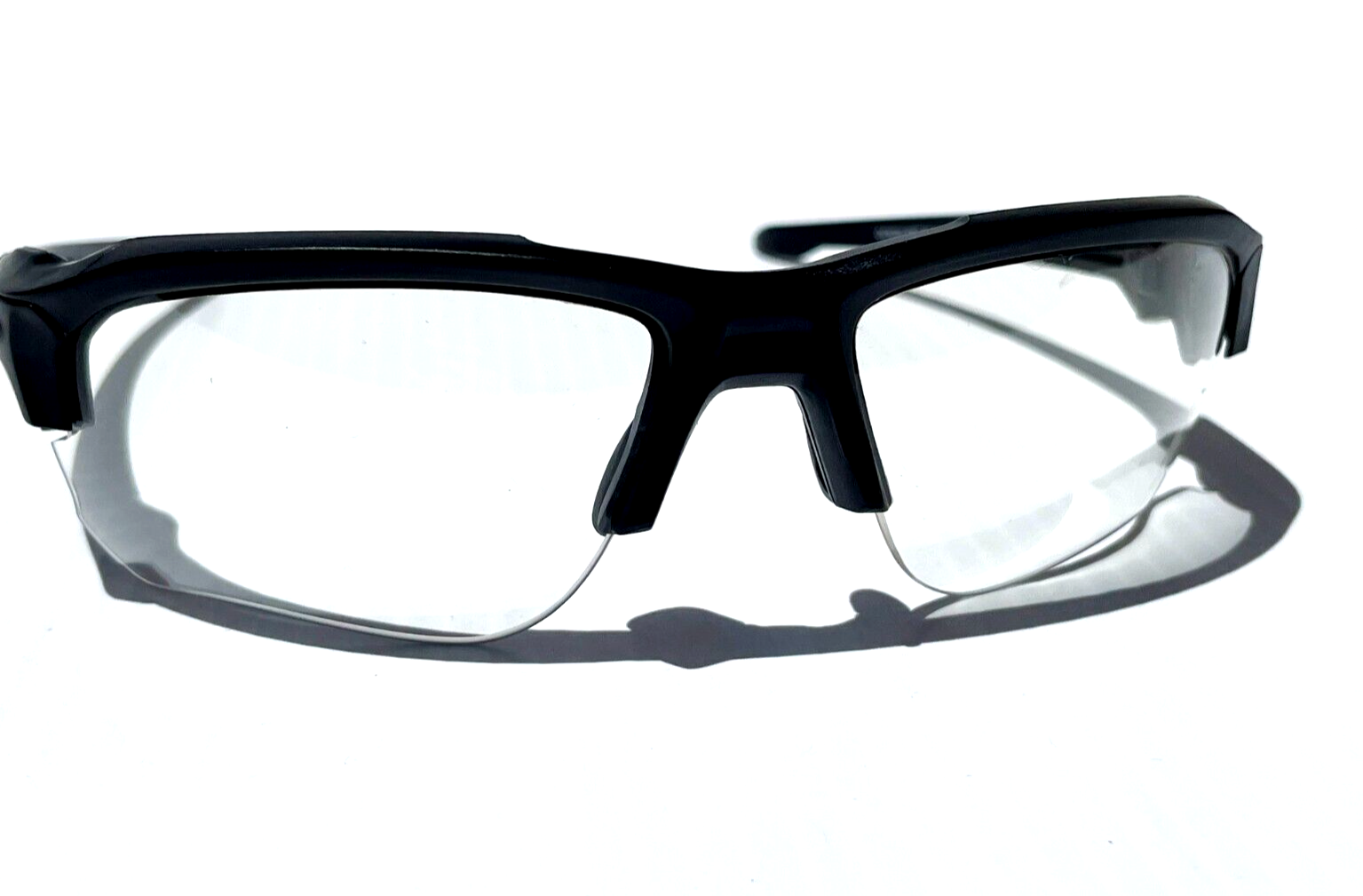 Pre-owned Oakley Si Speed Jacket Matte Black Frame Clear Tr22/tr45 Lens Sunglass 9228-05
