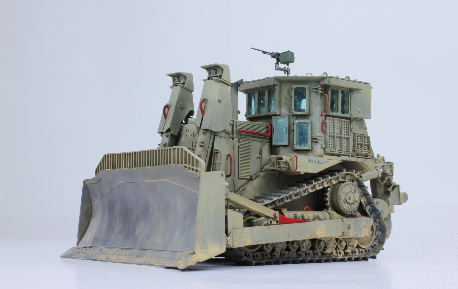 PreSale D9R Armoured Bulldozer 1:35 Pro Built Model | eBay