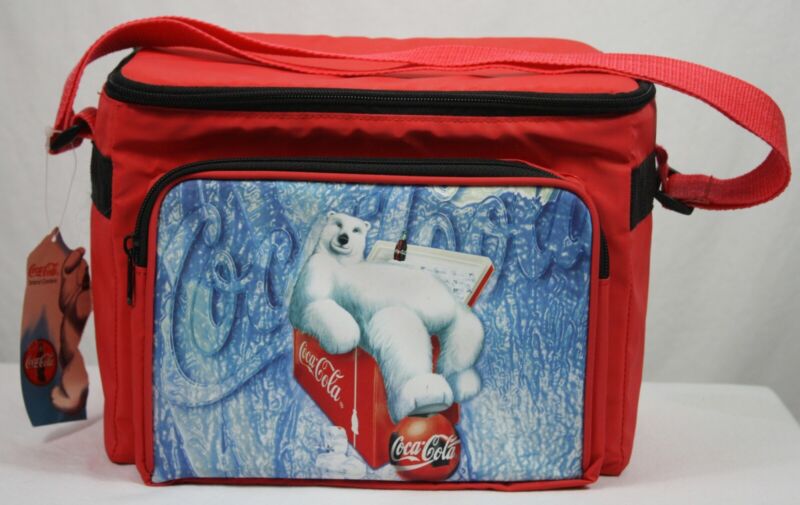Vintage 1999 Coca-Cola Polar Bear Coke Soft Cooler NWT DS 90s soda pop 
