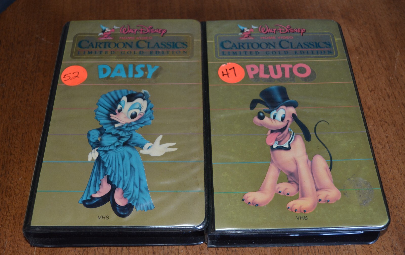 1984 Walt Disney CARTOON CLASSICS Ltd. Gold Edition VHS