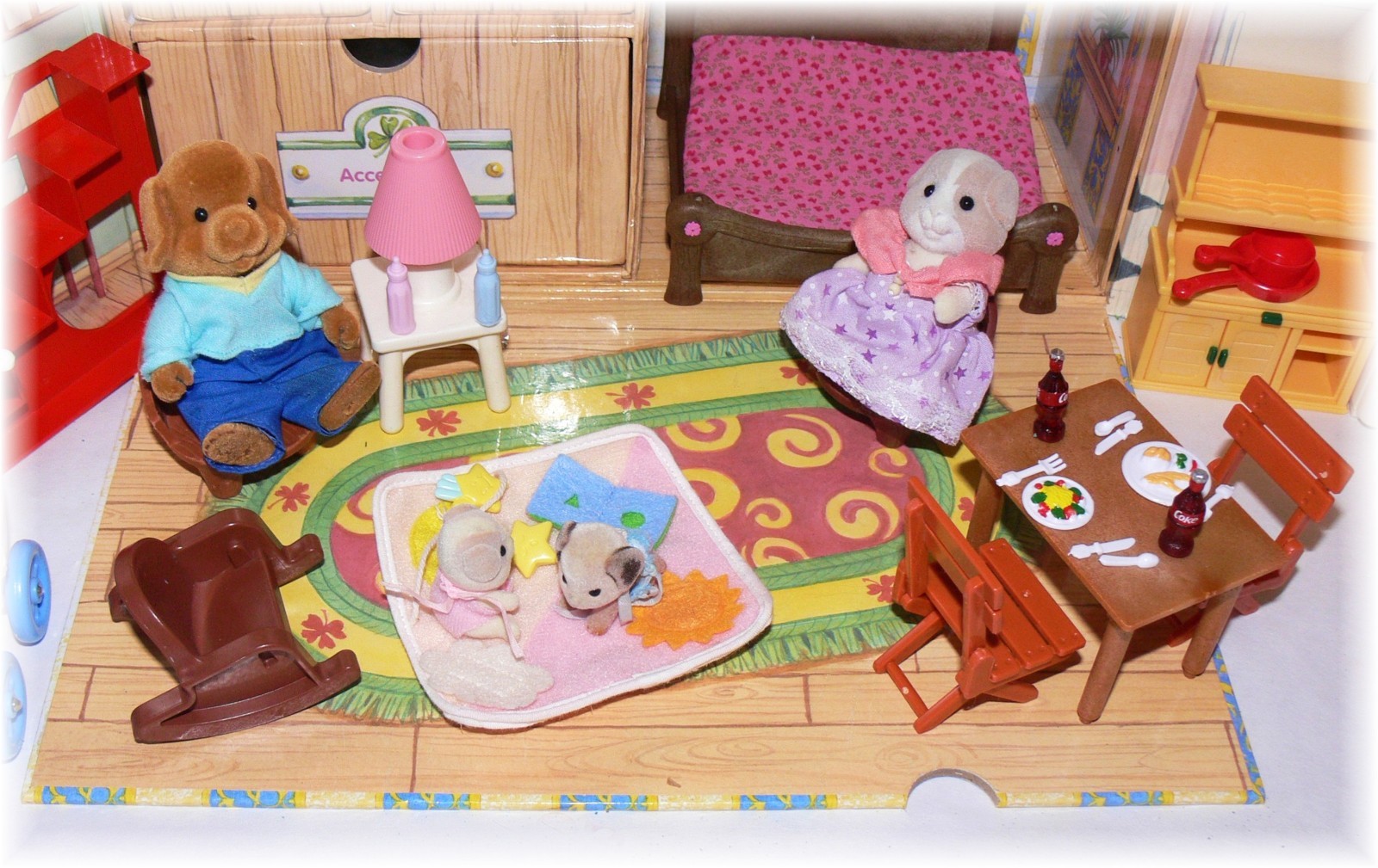 Calico Critters Carry & Play Case Figures, Accessories  FREE SHIPPING