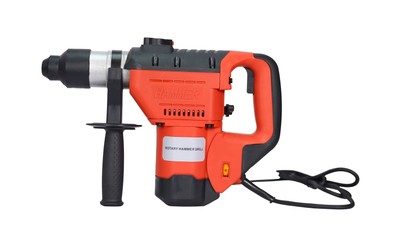 1100W Rotary Hammer Drill 1-1/2'' SDS Plus 3 Functions Red & Black