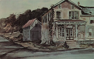 Old Country Store Museum Hereford Pennsylvania Main Street Vtg Postcard E50