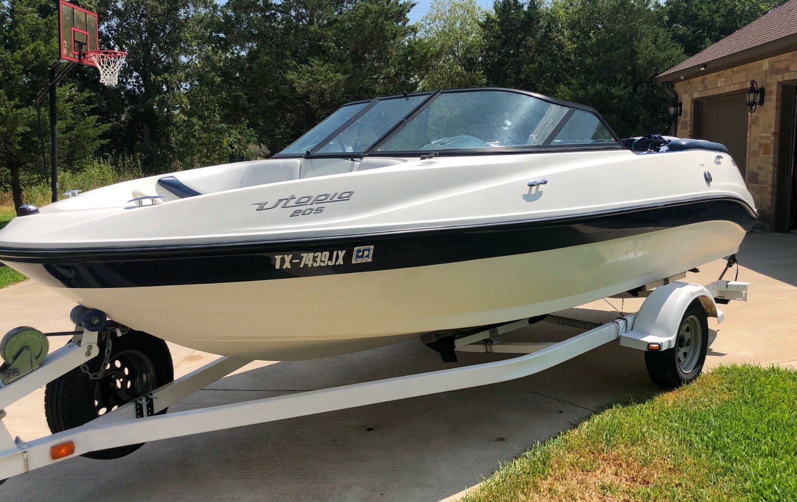 2003 Sea Doo Utopia 19'10" Jet Boat & Trailer - Texas