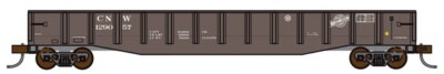 Con-Cor # 92043-2 52' Mill Gondola w/Scrap Ld Chicago & NW 129095 HO MIB