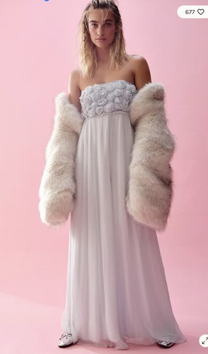 

Широкий струящийся комбинезон Free People Rosa Rosette с 3D цветочным принтом, Light blue