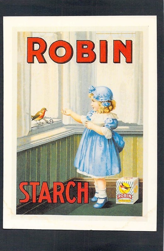F4168 Advertising Robin Starch Reckitt & Coleman Postcard