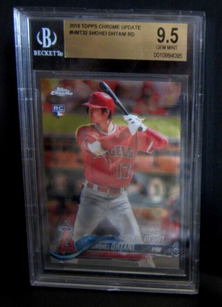 大谷 翔平 2018 topps chrome Update RC Shohei 2018 Topps Chrome Update Shohei Ohtani Pink Refractor #HMT32