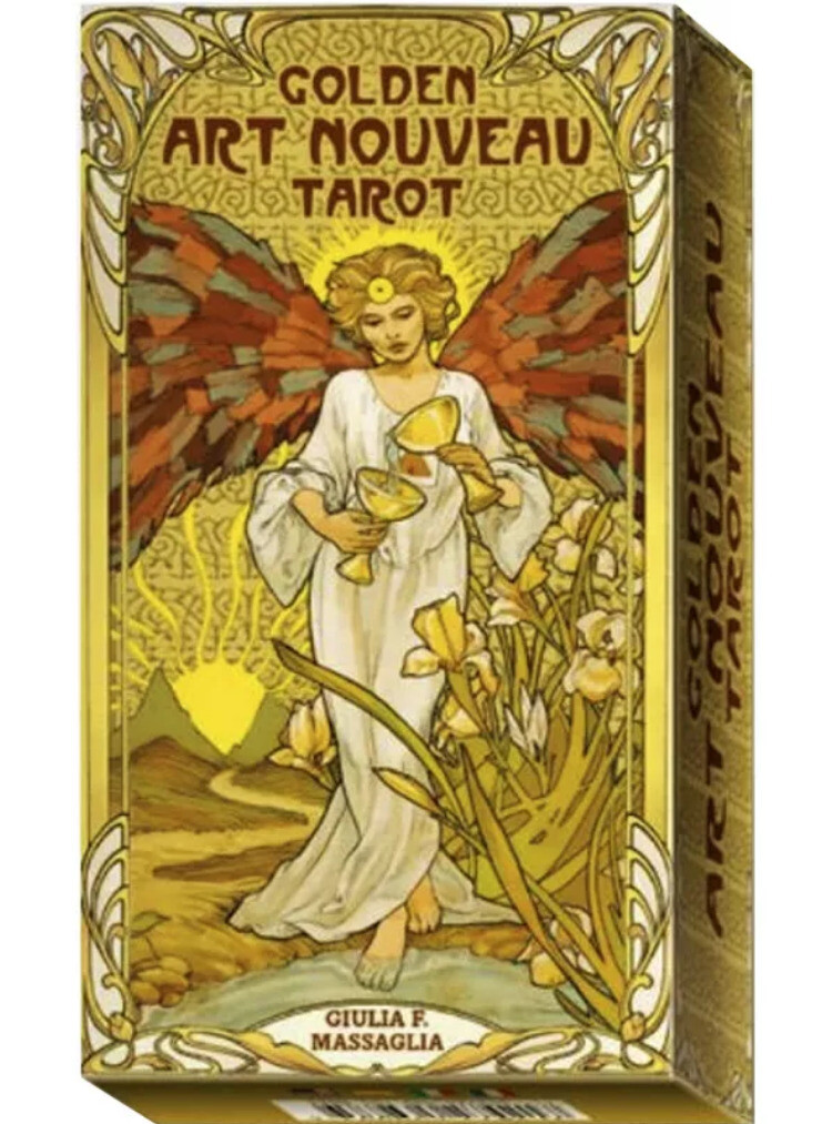 Golden Art Nouveau Tarot by Giulia F. Massaglia Lo Scarabeo