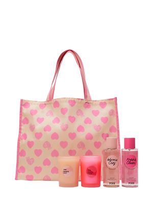BRAND NEW Victoria s Secret PINK Valentine s Day Beauty Bag SET eBay