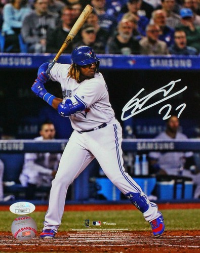 MLB Youth Foundation Golf Auction - Vladimir Guerrero Jr. Autographed Blue Jays Road Grey Jersey