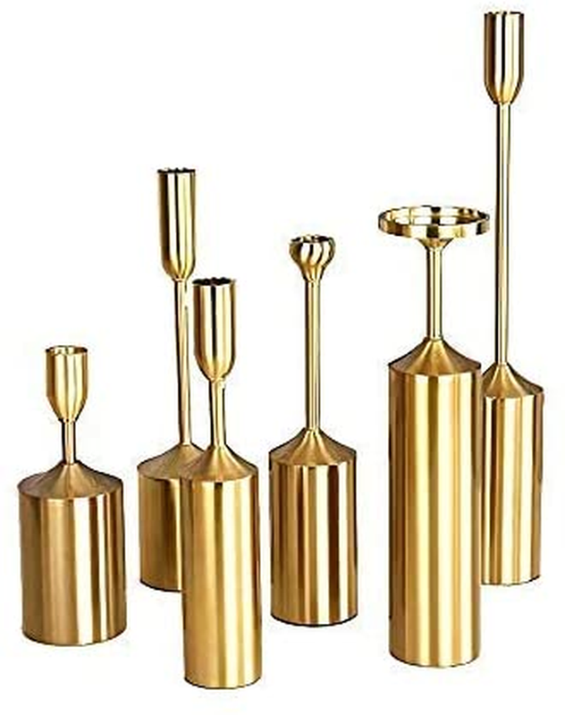 S For Taper Candles,set Of Metal Candle Holders Cen