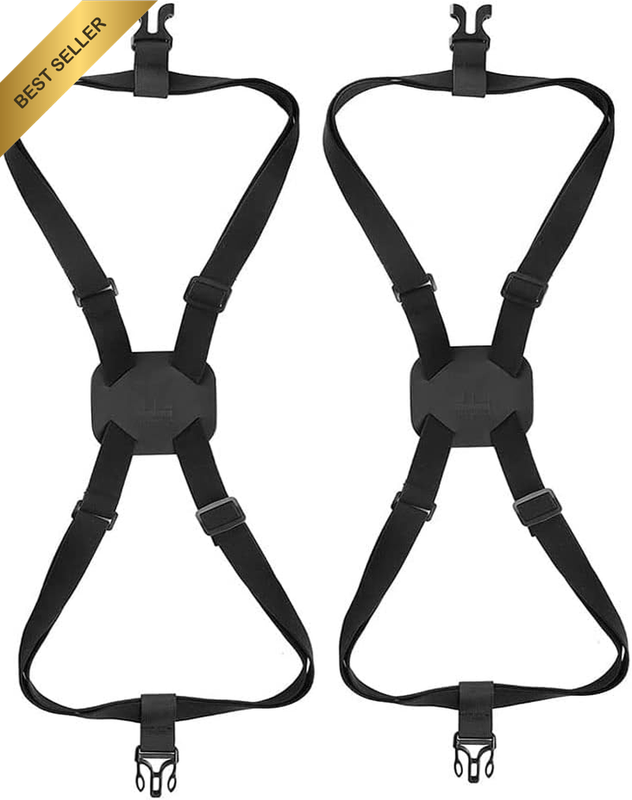 2Pcs Bag Bungee Luggage Straps - Elastic Suitcase Belt, Travel Luggage Bungees