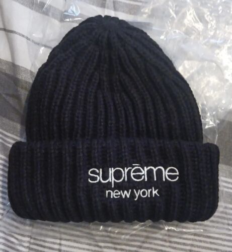 Supreme Classic Logo Chunky Ribbed Beanie FW23 Black OS (S6 Supreme Classic Logo Chunky Ribbed Beanie FW23 Black OS (S6
