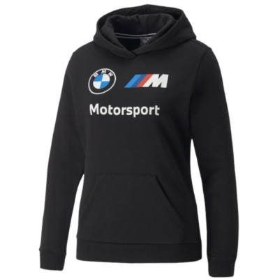 Puma Women's BMW M Motorsport Essential Logo Hoodie Black 536247-01 g