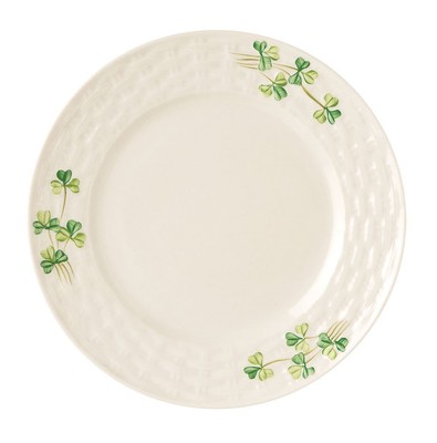 Group Shamrock Side Plate, 7.5-Inch, White