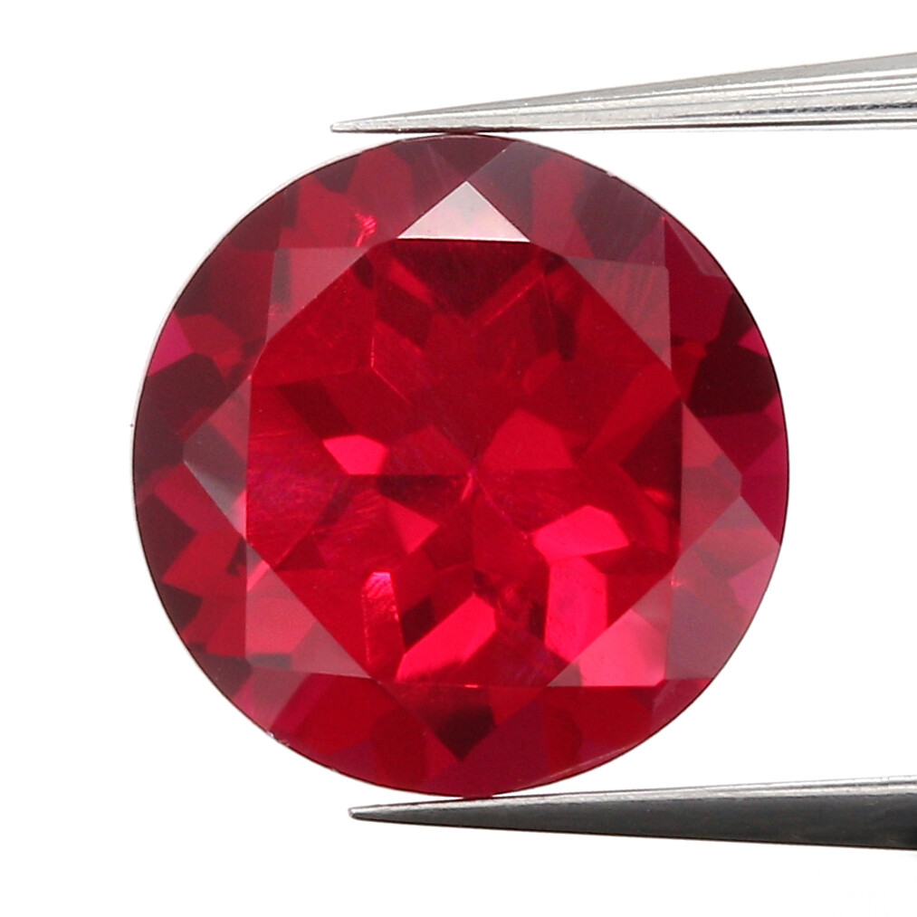 3.63 Ct Ruby Gemstone, Red Ruby, Round Ruby, July Birthstone, Ruby