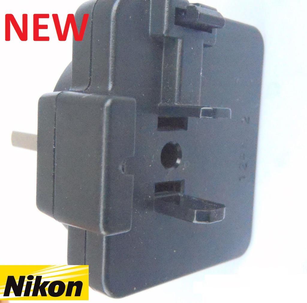Genuine Original 3 Pin UK Plug Adapter for NIKON MH24 and MH27