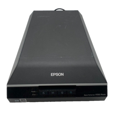Epson Perfection V550 Photo Scanner Film Color (No Power Adaprter)