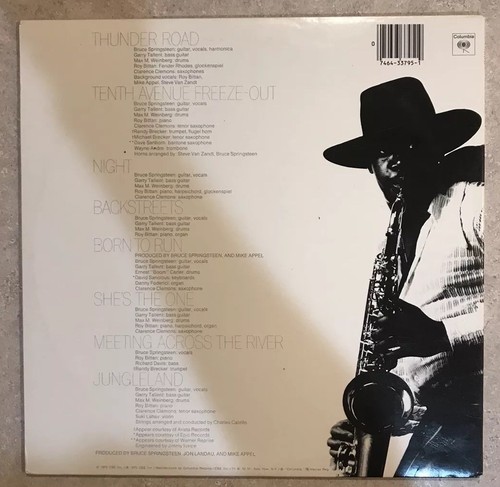 BRUCE SPRINGSTEEN SIGNED BORN TO RUN LP COVER