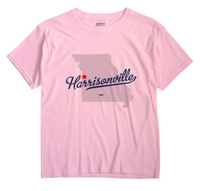 Harrisonville Missouri MO T-Shirt MAP