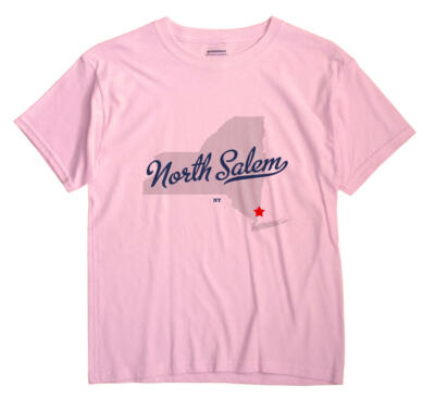 North Salem New York NY T-Shirt MAP