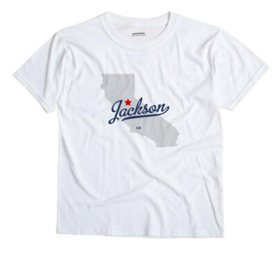 Jackson California CA Calif T-Shirt MAP