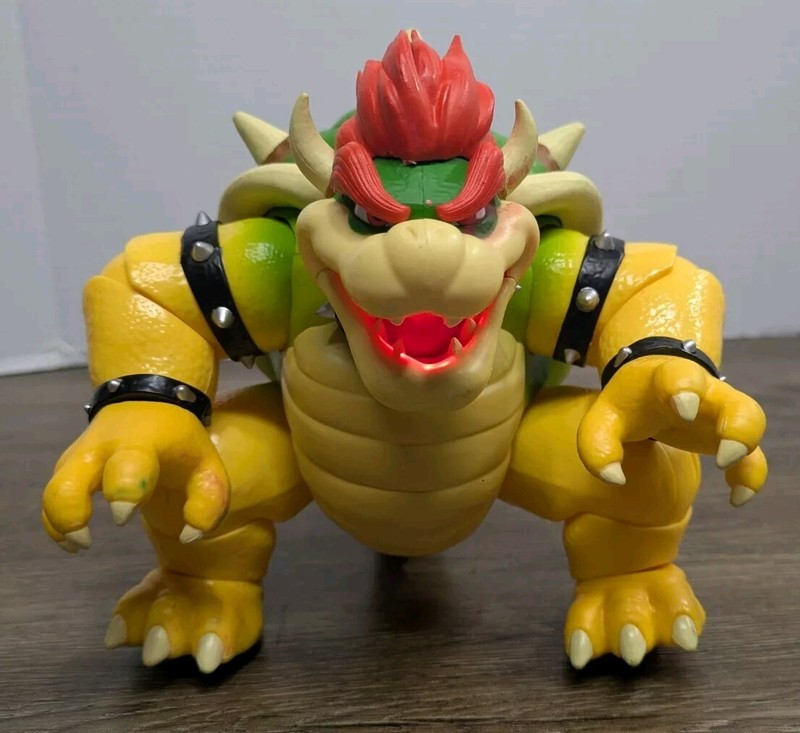 Super Mario Bros Movie Bowser Fire Breathing 7" Jakks Pacific