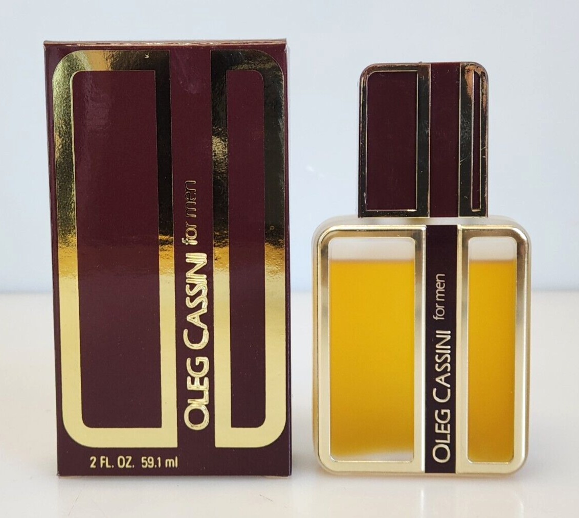 Vtg Oleg Cassini Men Aftershave/Cologne Spray Jovan 2 FL OZ Old Stock 1979, NEW