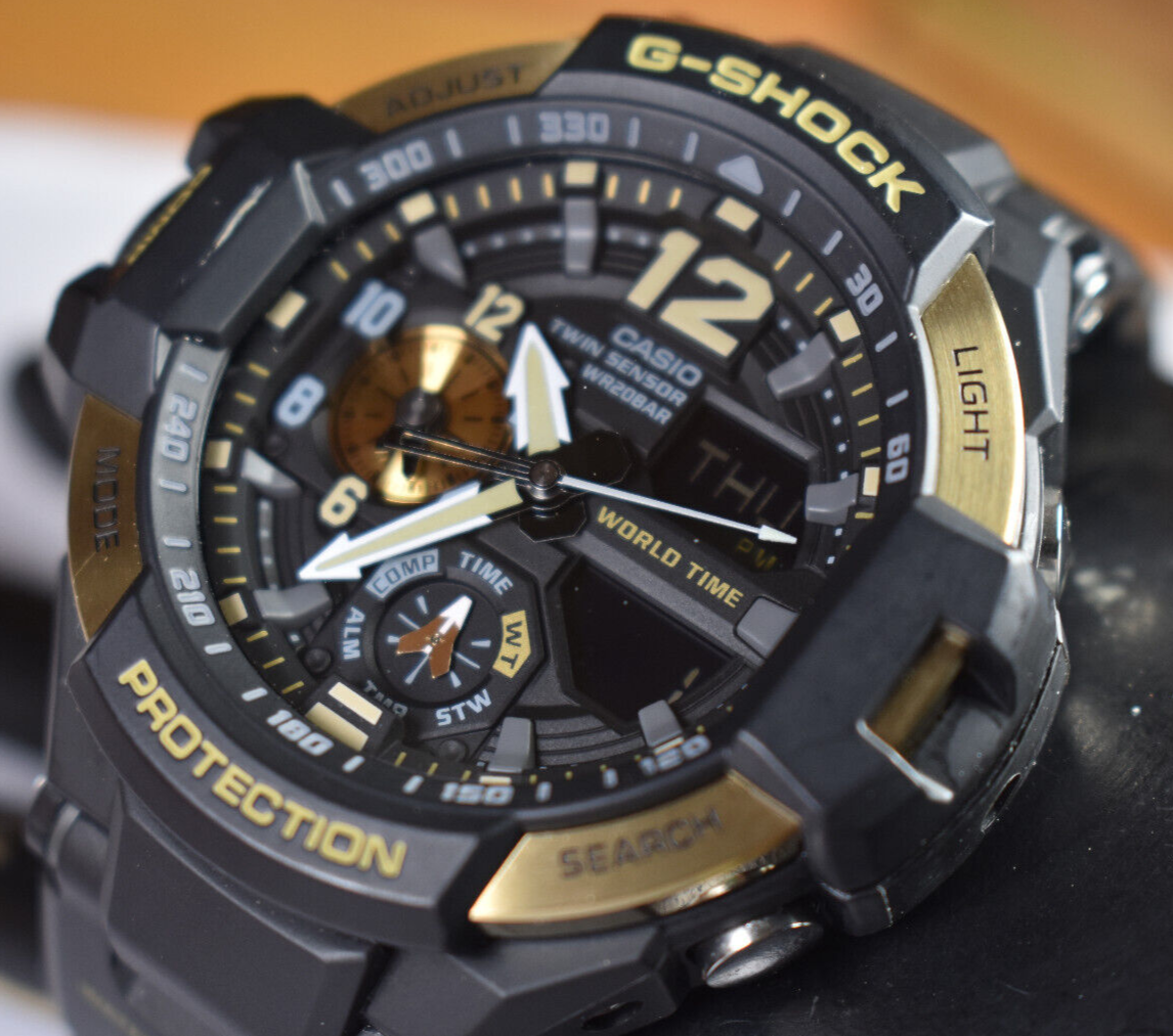 G-SHOCK GA-1100 ゴールド（Review G-SHOCK Master Of G GA1100