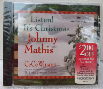 New Sealed LISTEN! IT'S CHRISTMAS - Audio CD By Johnny Mathis