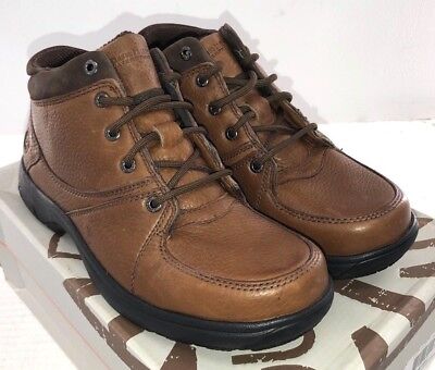 Dunham 'Addison' Men's Waterproof Brown Leather Ankle Boot 8006BR   NEW    