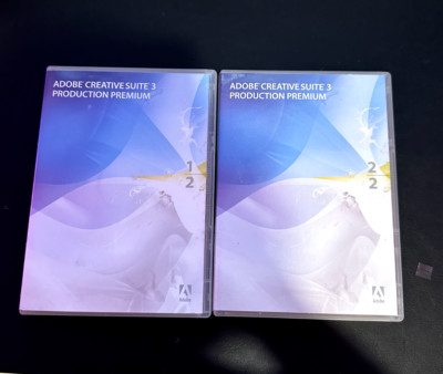 Adobe Creative Suite 3 (Production Premium) Windows full program & tutorial disc
